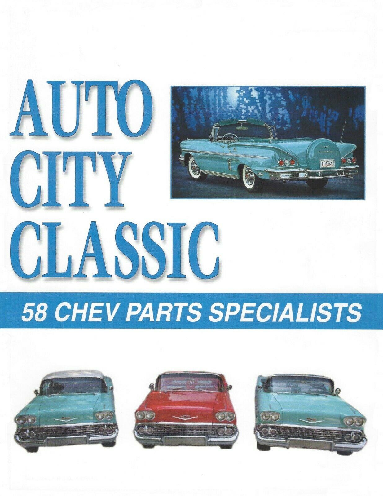 Catalog for 1958 Chevrolet Parts