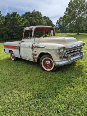 Ryan Hollands 2 owner survivor 57 Cameo with the original v8. Runs and drives.