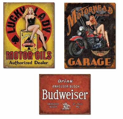 Vintage Hot Rod Signs